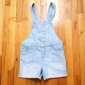 The Children's Place Denim Coverall/Overall Shorts size 12 NWT